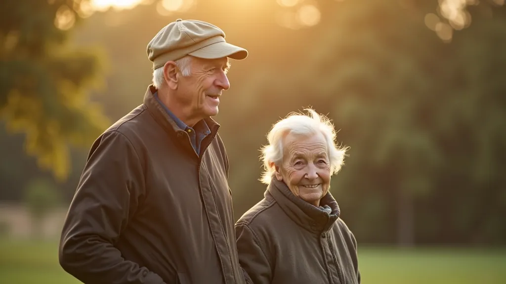 Seniori staigā pa dabas taku